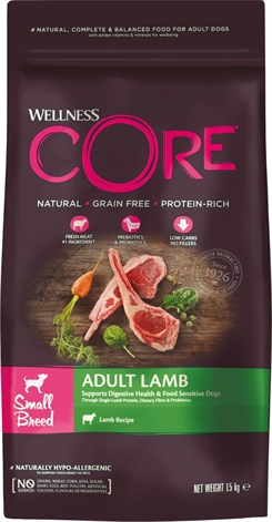 CORE Adult small breed Lamb 1,5kg - hundemad